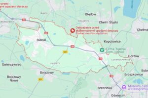 Mapa Bieruń